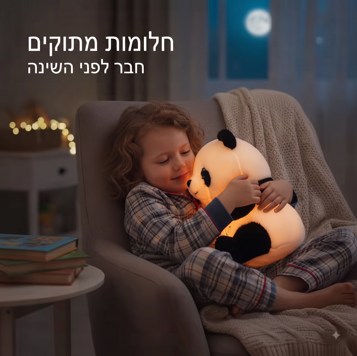פנדה לב- הבובה שתעזור לילד שלך לישון טוב ללא פחדים וחרדות